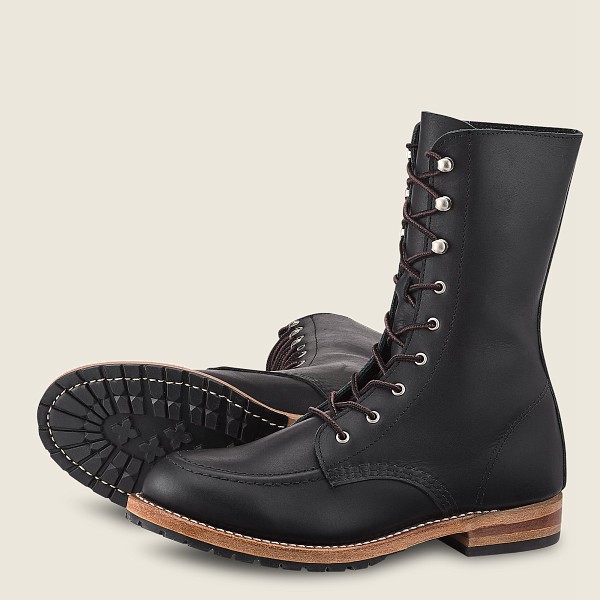 Bottes Red Wing Heritage - Gracie - Tall Boundary Cuir - Noir - Femme 824WGCLFX